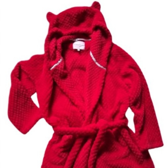 Victoria's Secret The Cozy Hooded Robe *M* w/GIFT - Picture 2 of 9